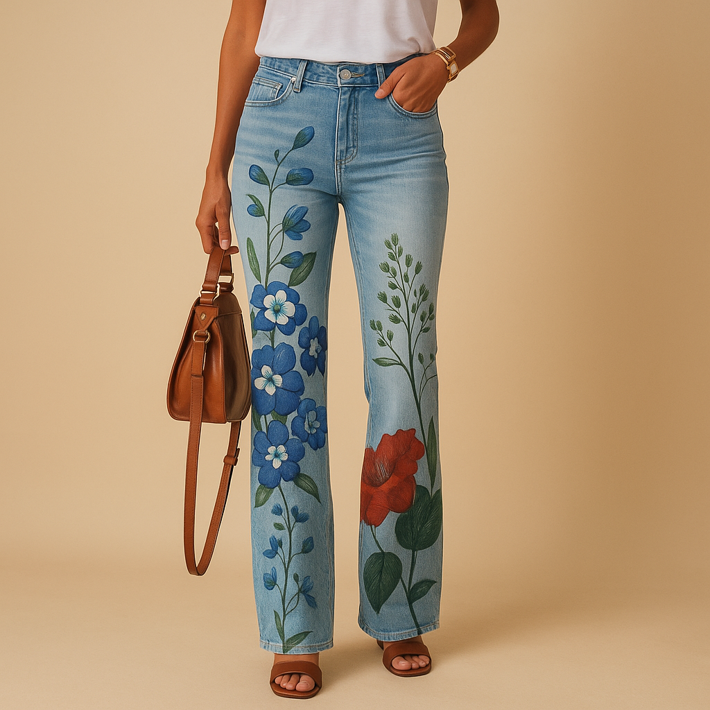 With blue flower / 3XL